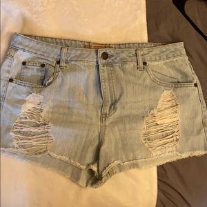 Jean shorts